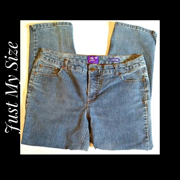 Just My Size 5 Pocket Blue Jeans Size 16WP Short